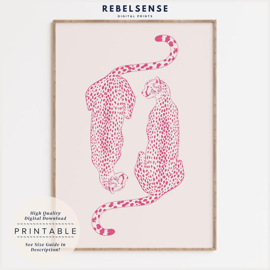Pink Cheetah Print