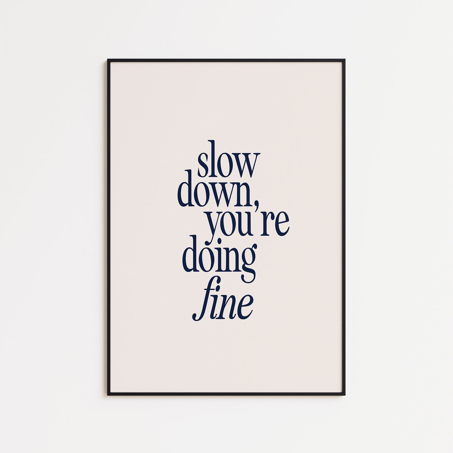 Navy Blue lucky Leopard Set Of 3 Prints