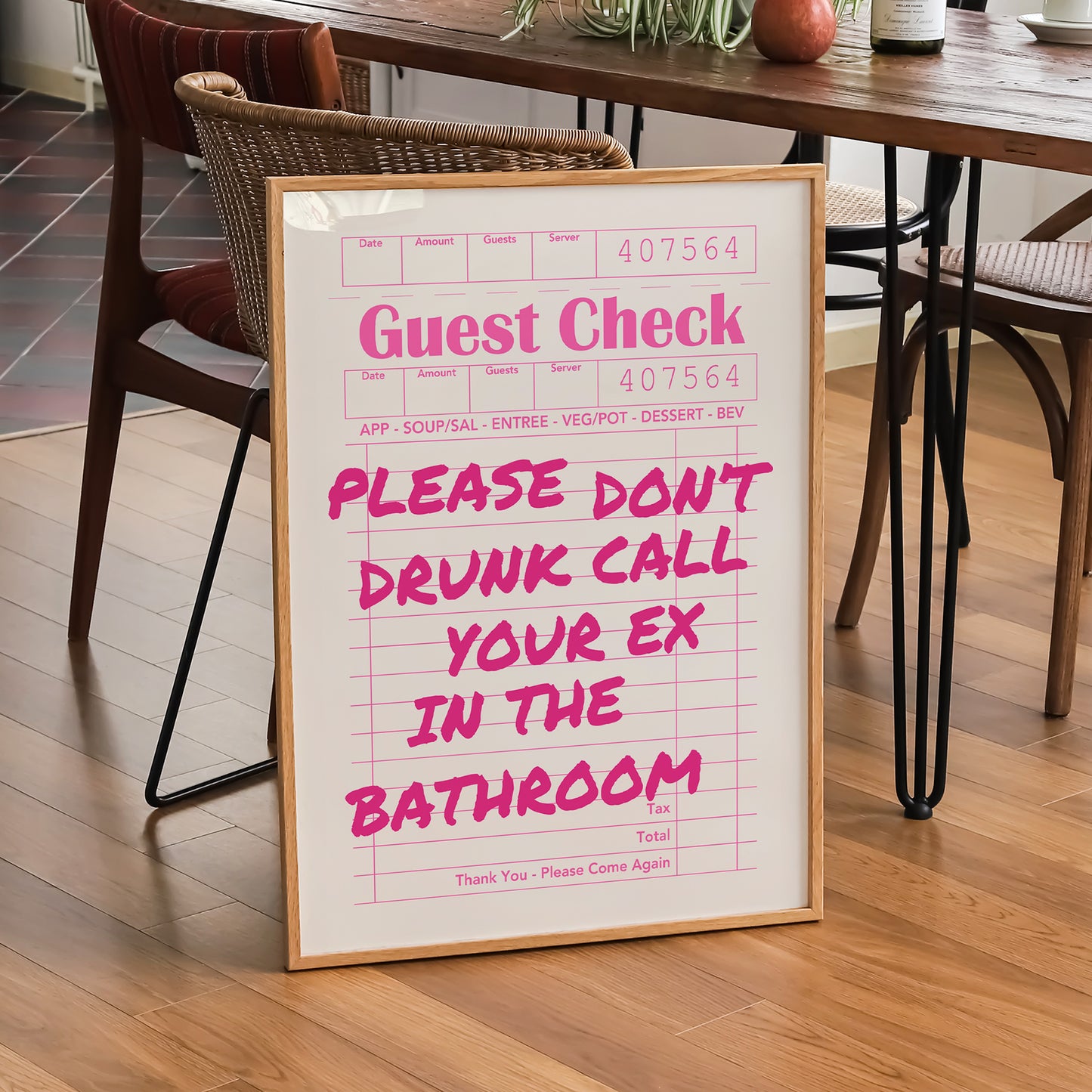 Don't Drunk Call Your Ex Print