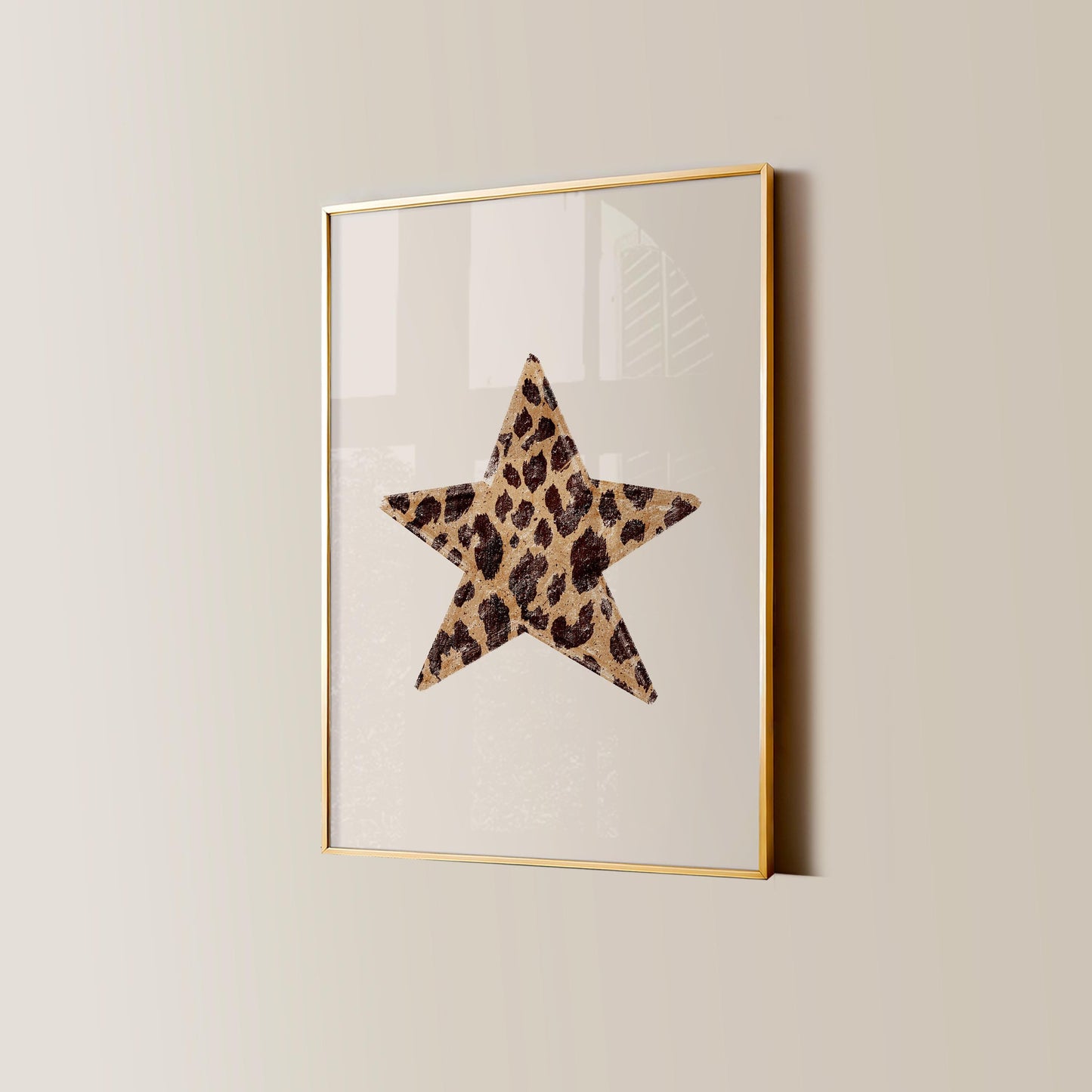 Cheetah Star Print