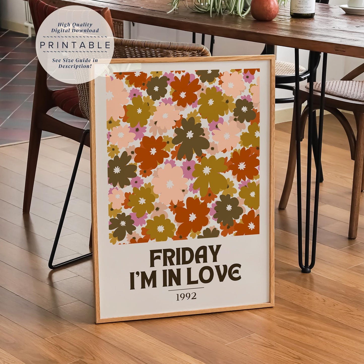 Friday I'm In Love Lyric Print