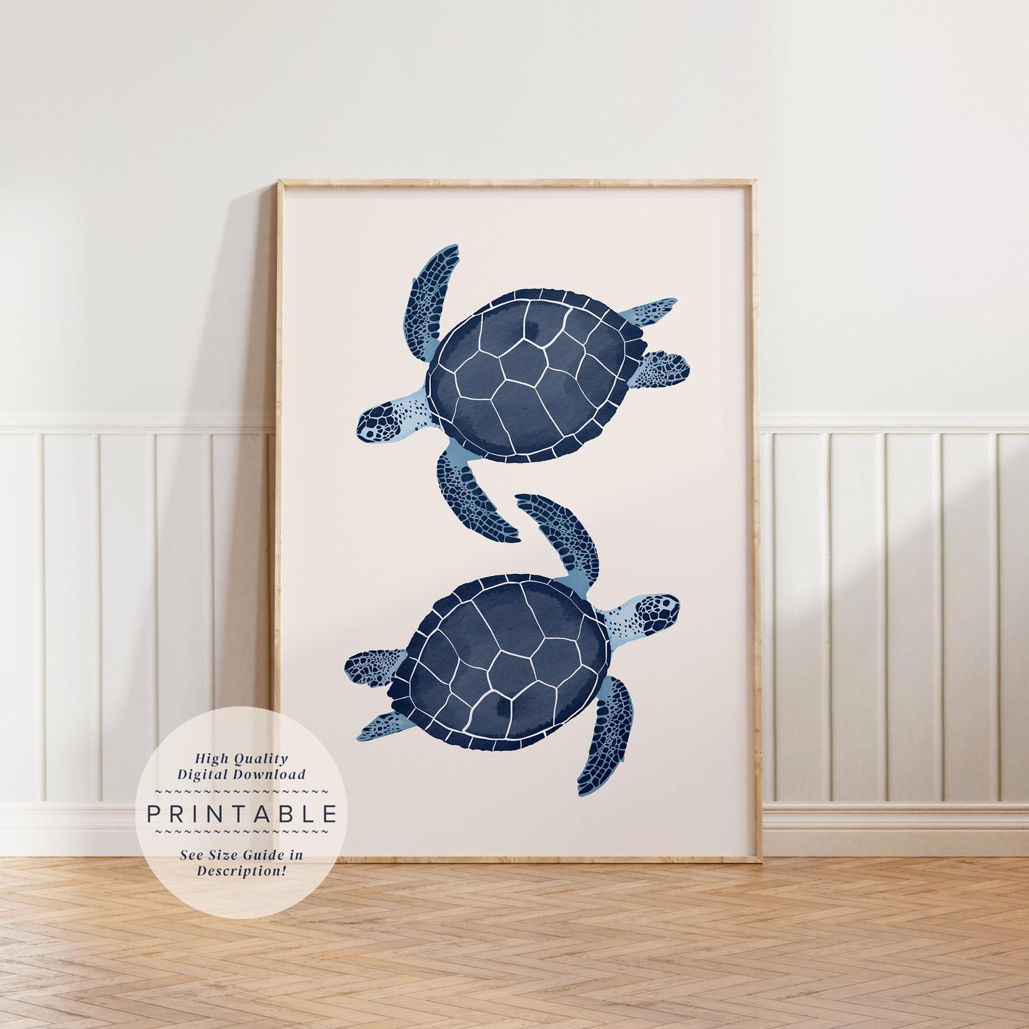 Watercolor Sea Turtle Print