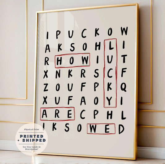 Lucky Word Search Print
