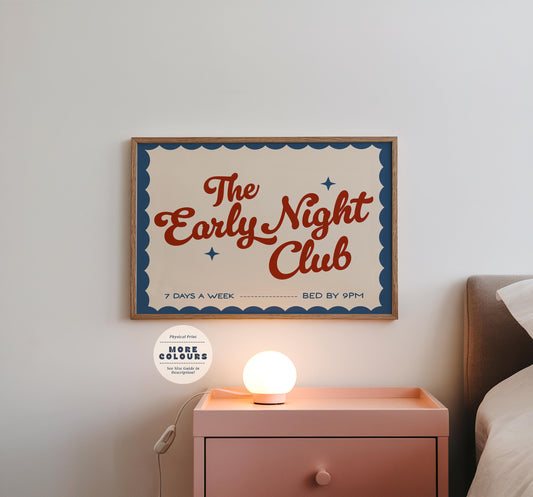 Early Night Club Print
