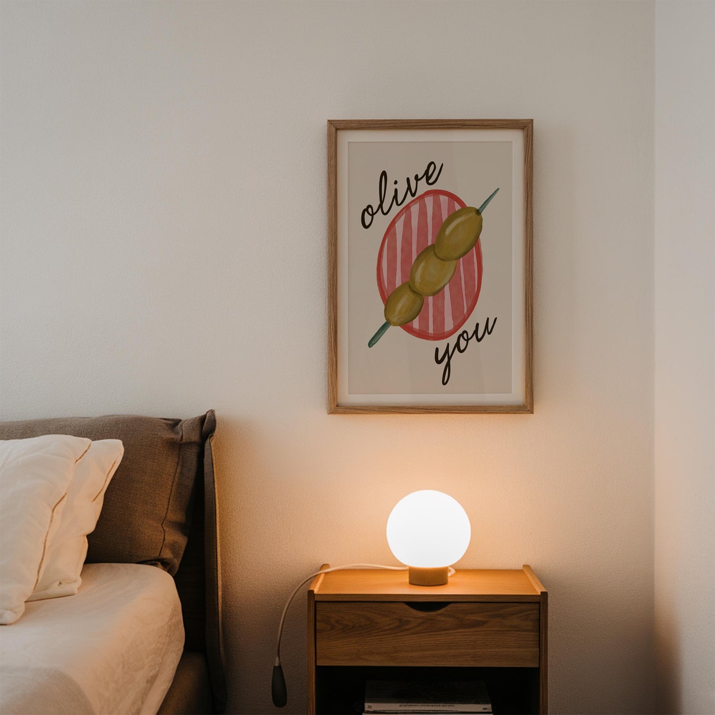 Olive You Print