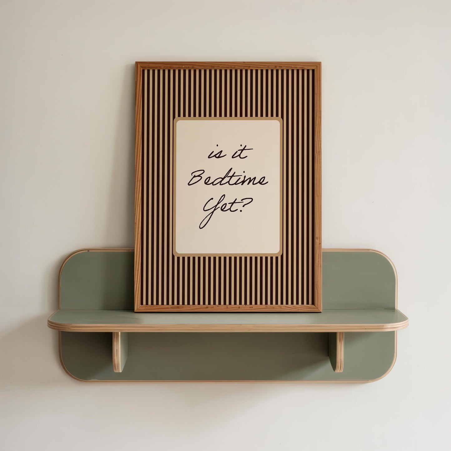 Brown Is It Bedtime Yet? Print
