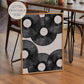 Black Vinyl Record Print