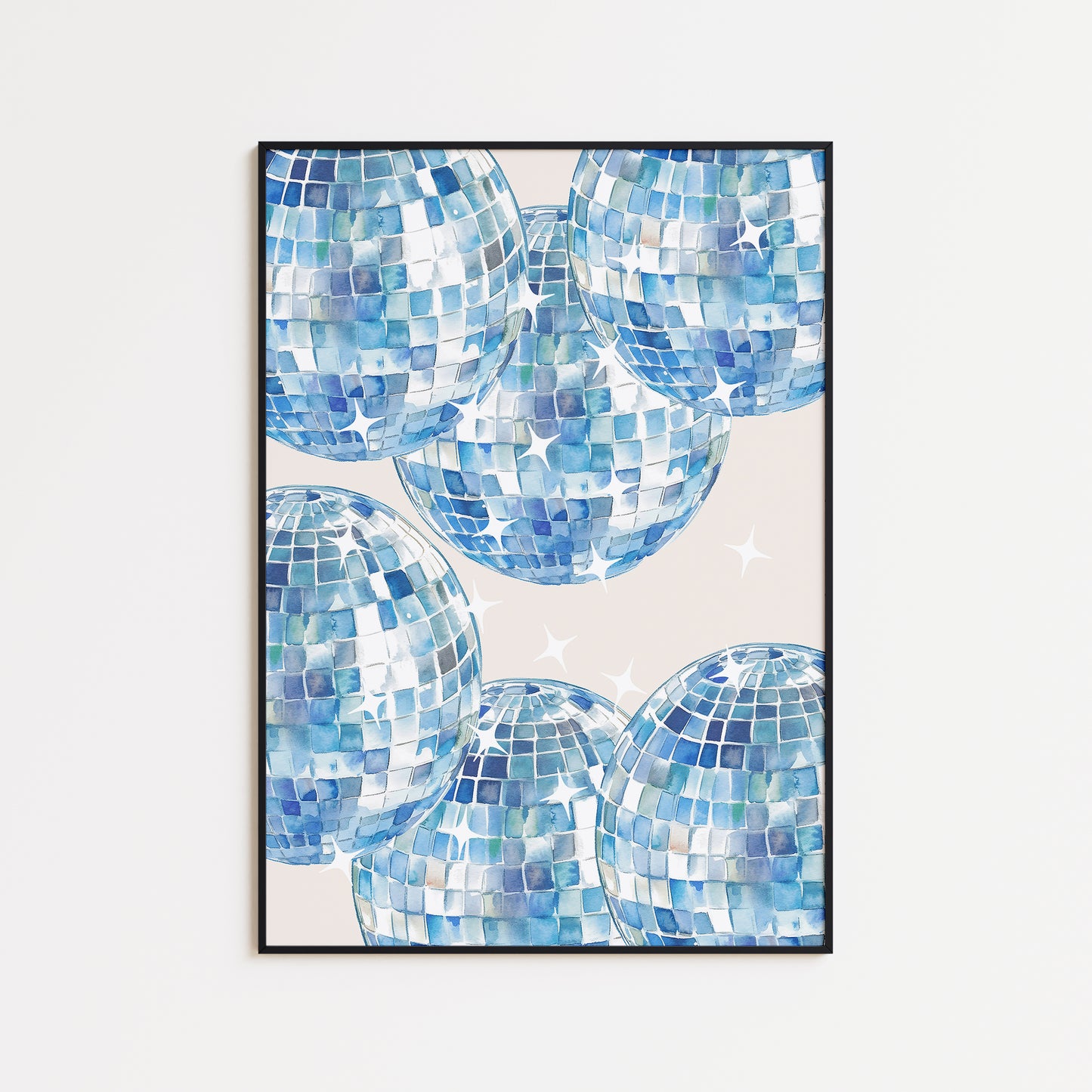 Blue Aesthetic Set Of 3 Prints