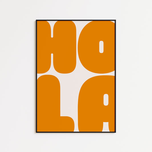 Hola Spanish Print
