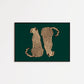 Emerald Green Cheetah Print