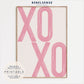 Light Pink XOXO Print