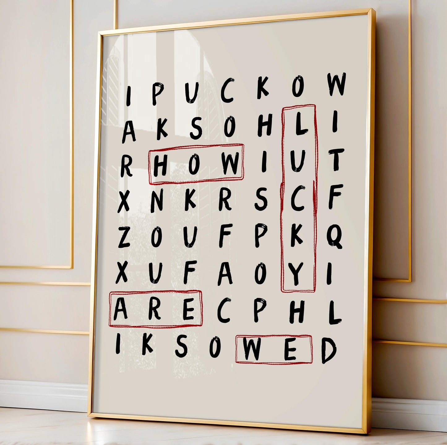 Lucky Wordsearch Print