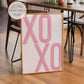 Light Pink XOXO Print
