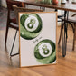 Sage Green 8 Pool Ball Print