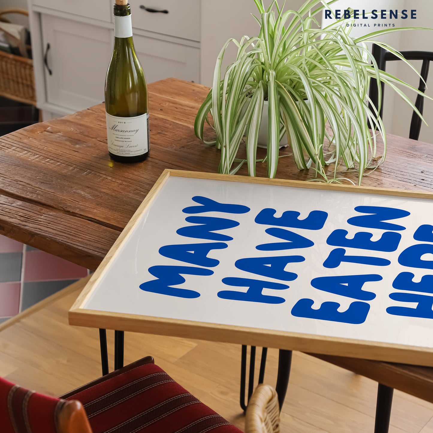 'Many Have Eaten Here' Kitchen Print