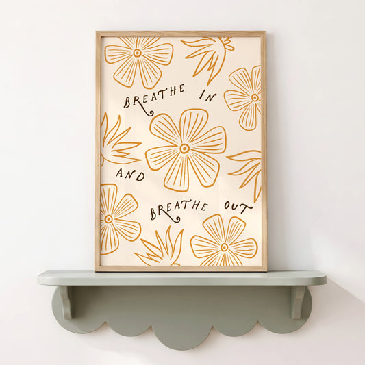 Breathe Mental Health Print