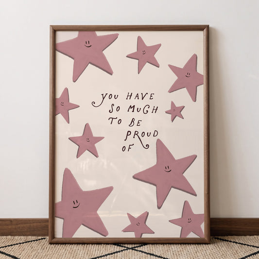 Pink Affirmation Wall Art