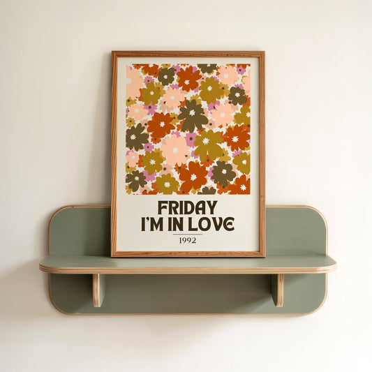 Friday I'm In Love Lyric Print