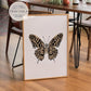 Leopard Butterfly Print