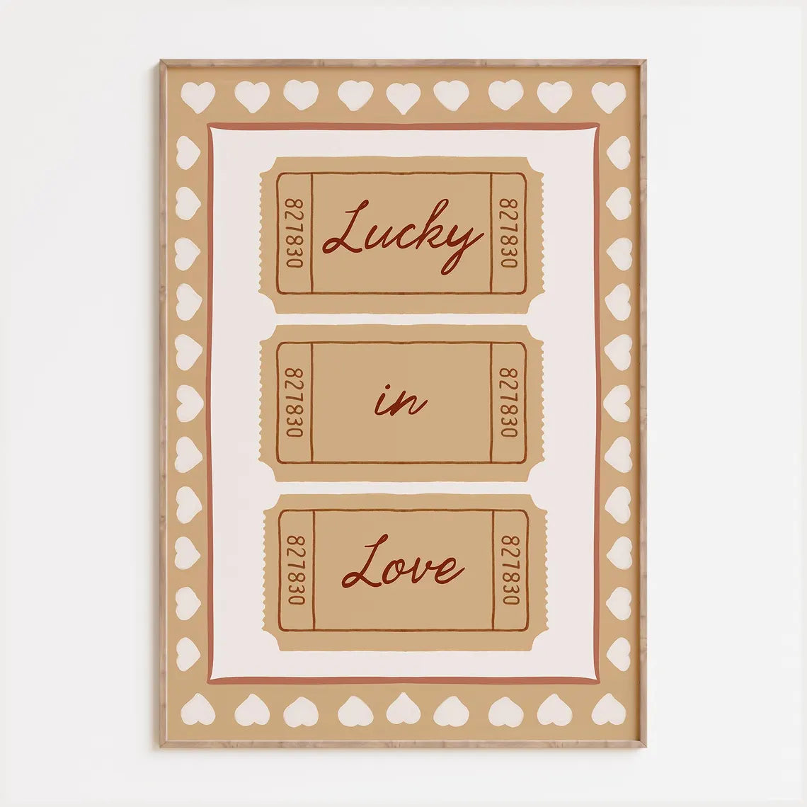 Lucky In Love Print