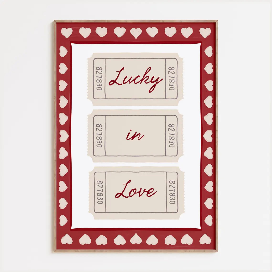 Lucky In Love Print