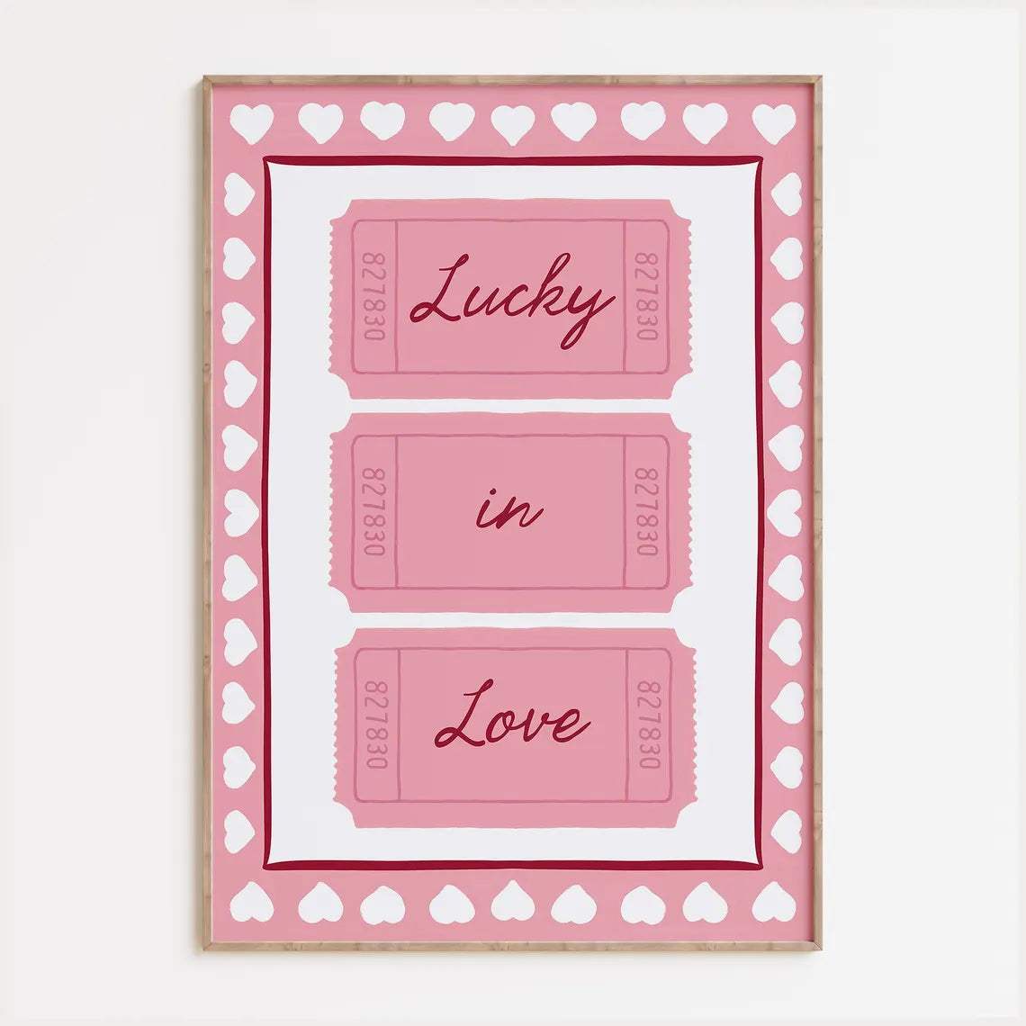 Lucky In Love Print