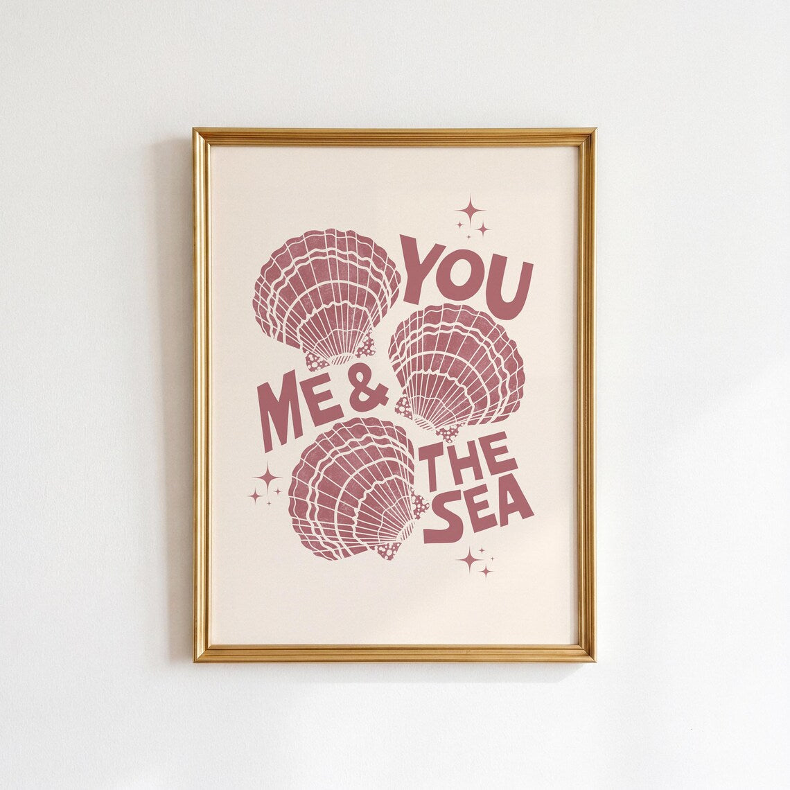 You Me and the Sea Print