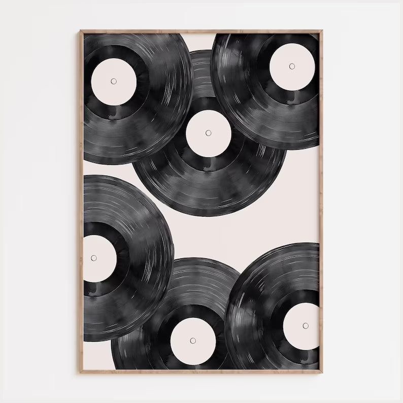 Vinyl Records Wall Art