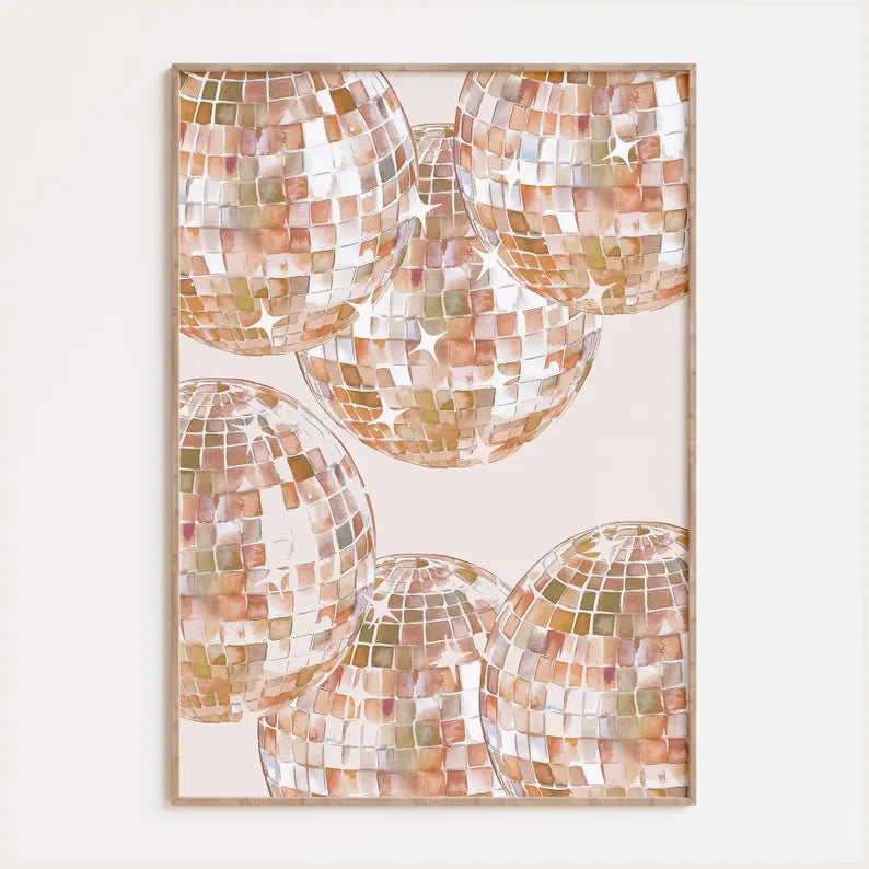 Disco Ball Print
