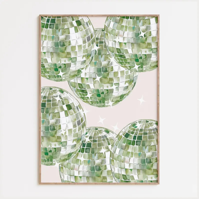 Disco Ball Print
