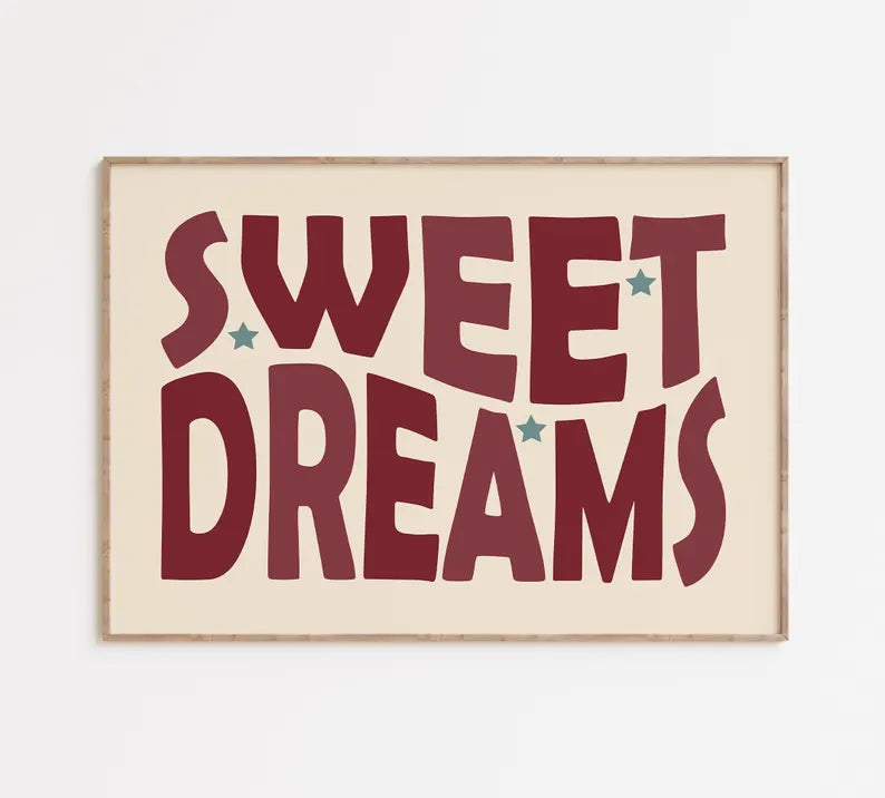 Retro Sweet Dreams Print