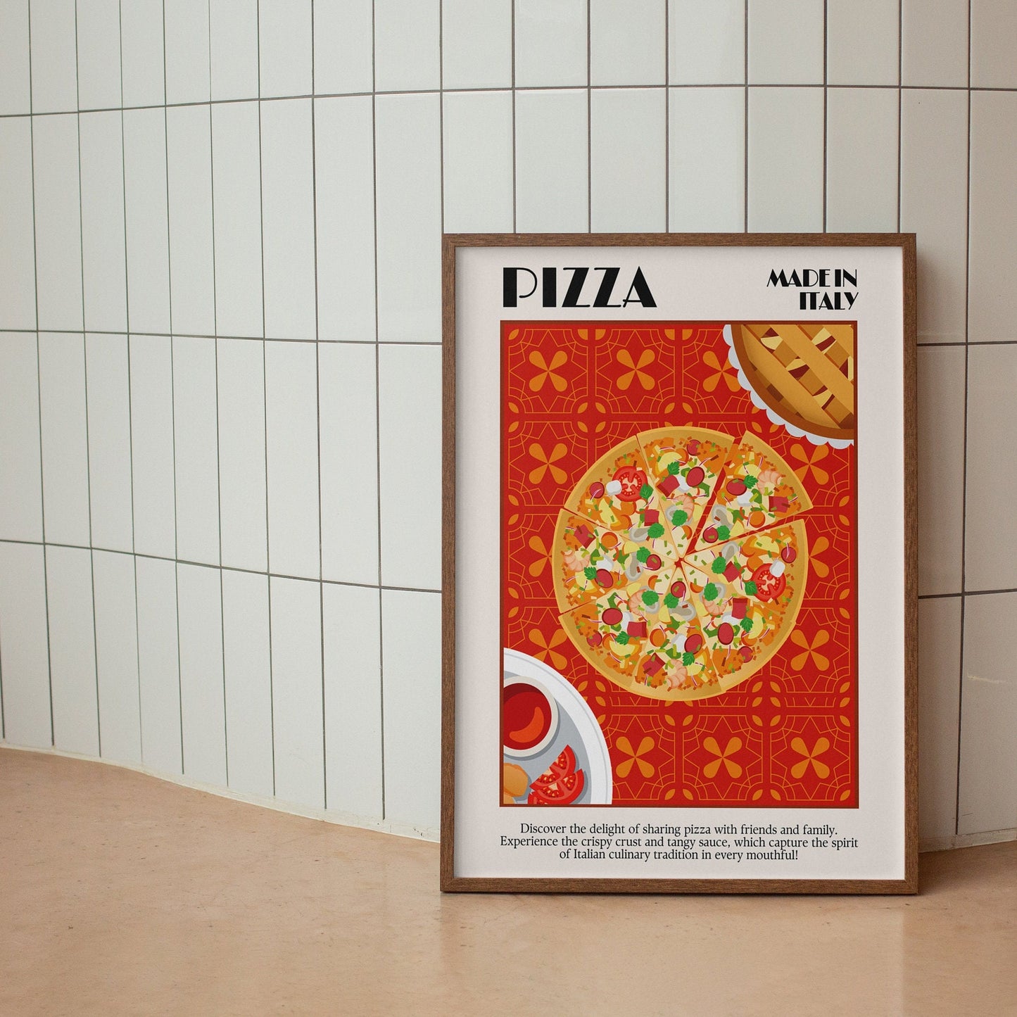 Italian Pizza Print