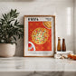 Italian Pizza Print