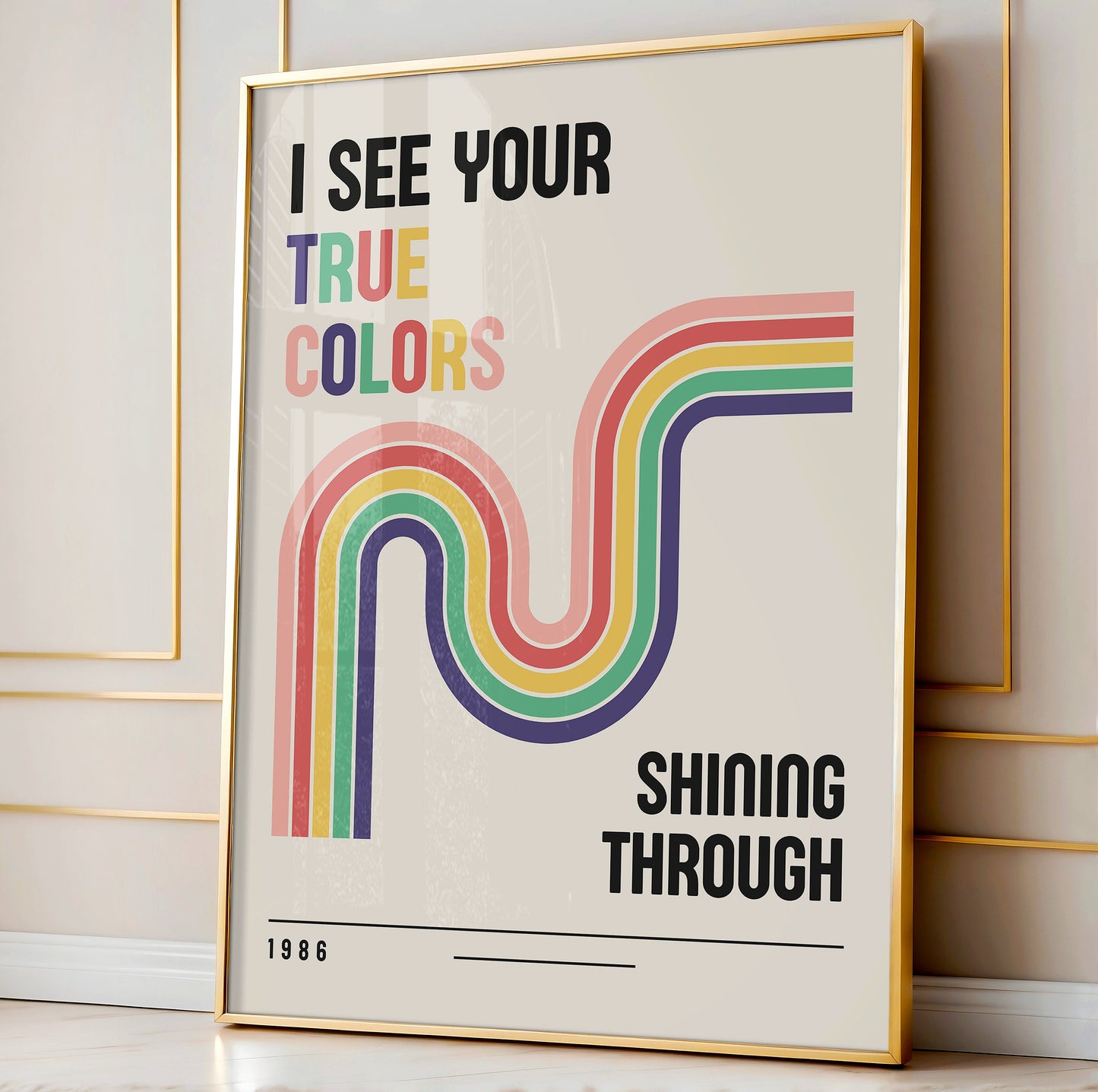 True Colors Song Print