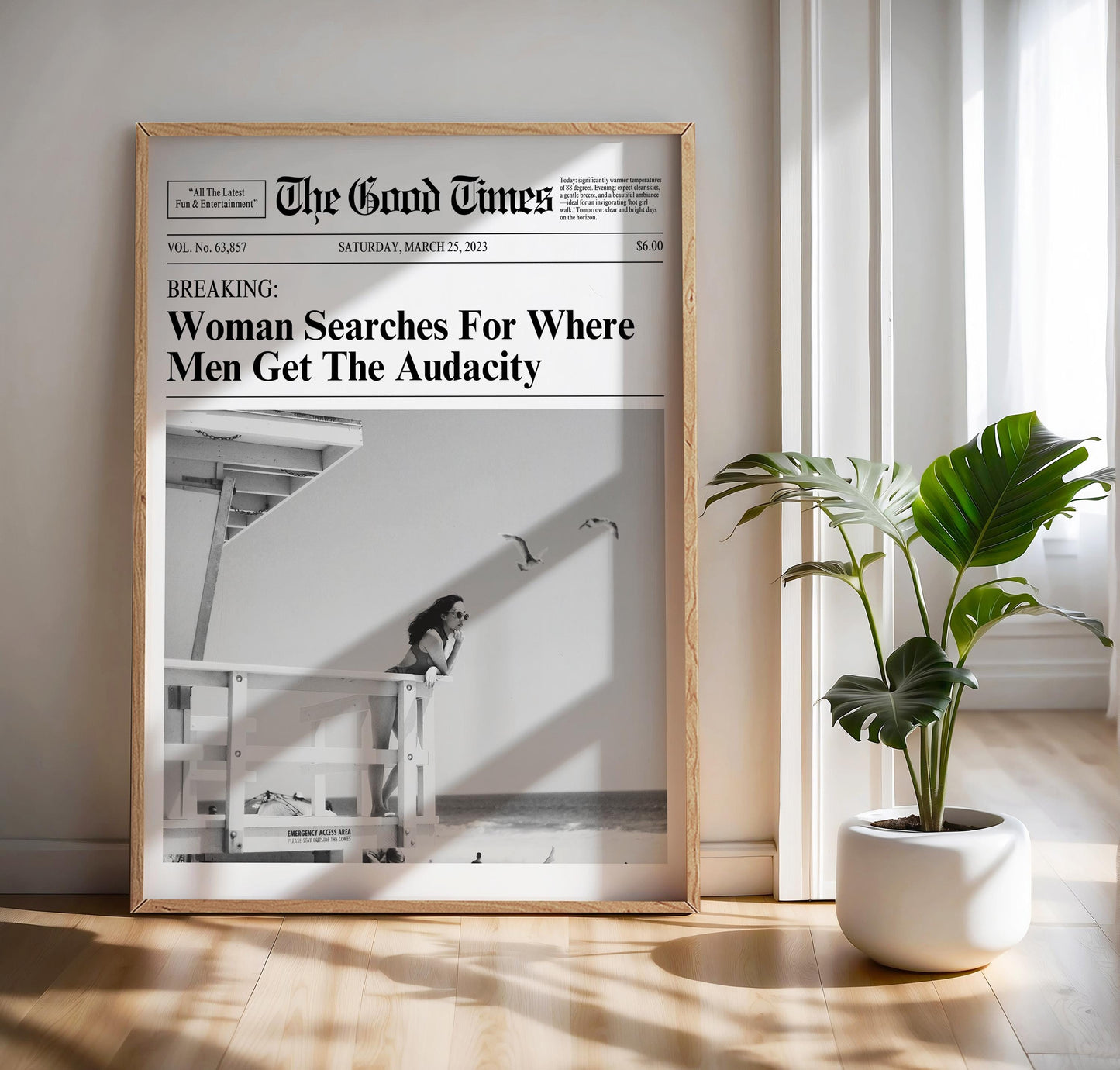 Funny Newspaper Print