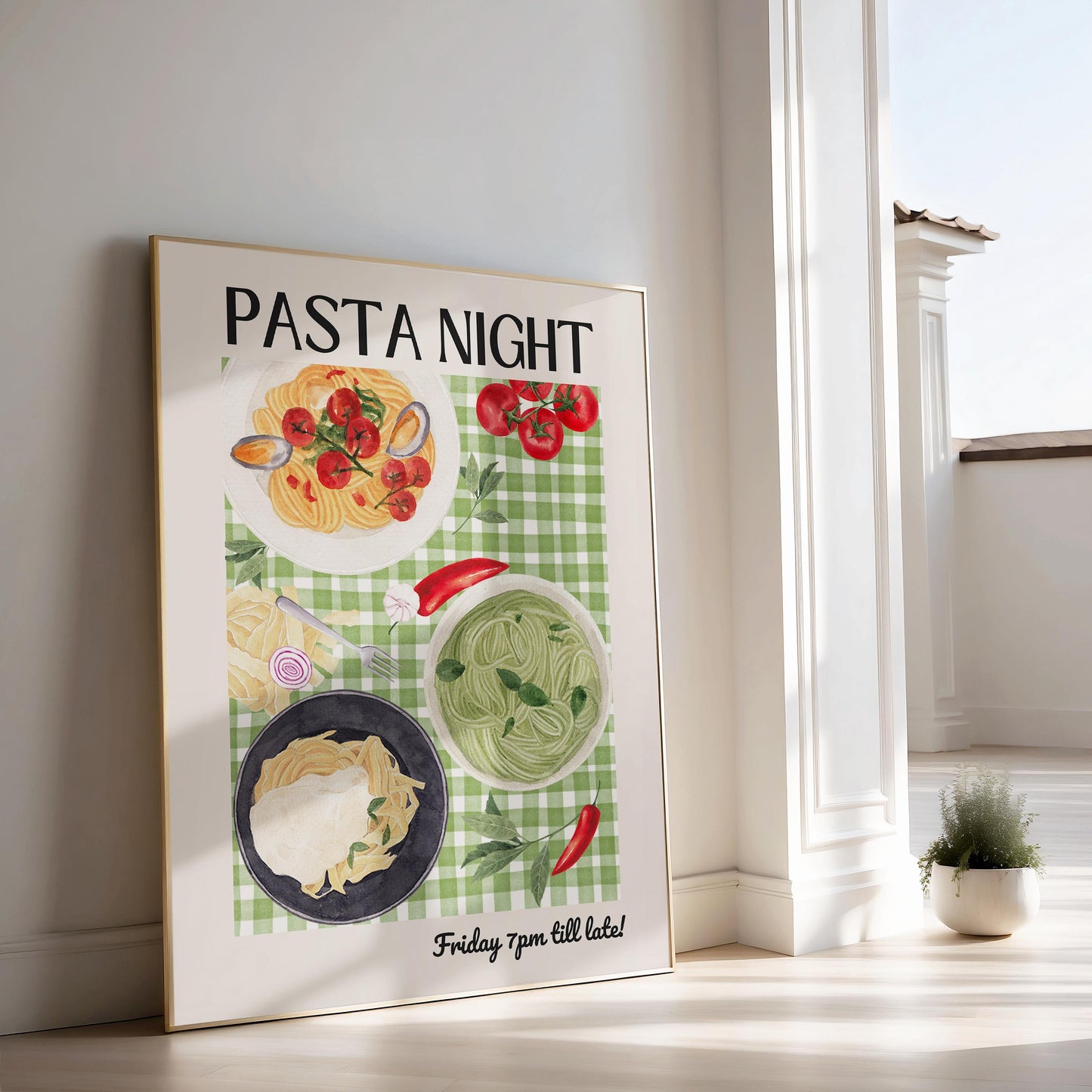 Pasta Night Print