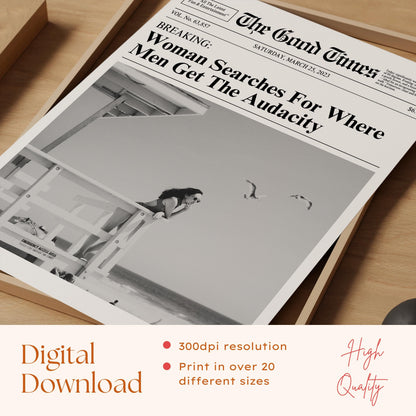 Funny Newspaper Print