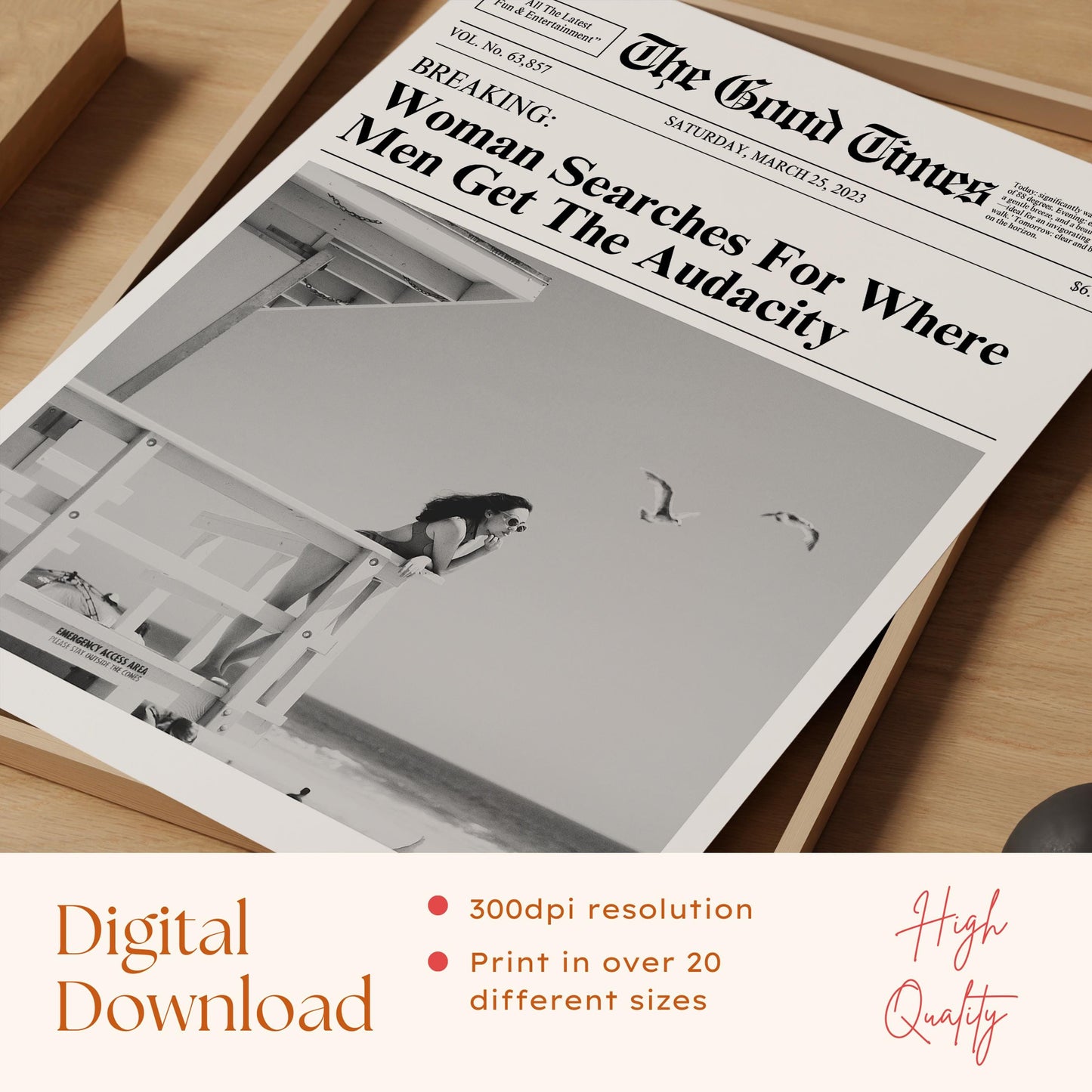 Funny Newspaper Print