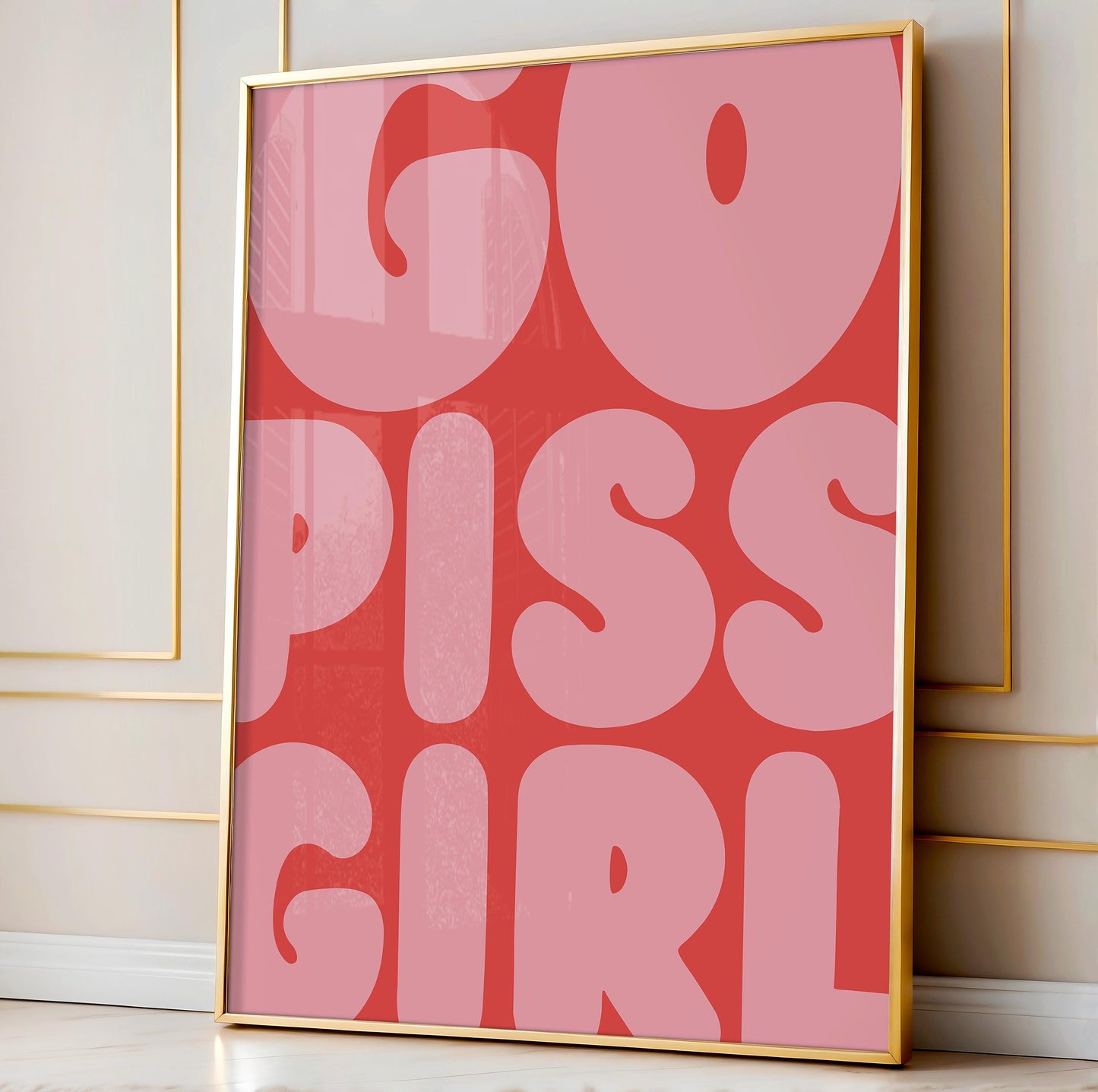 Go Piss Girl Print