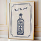 Tequila Bar Cart Print
