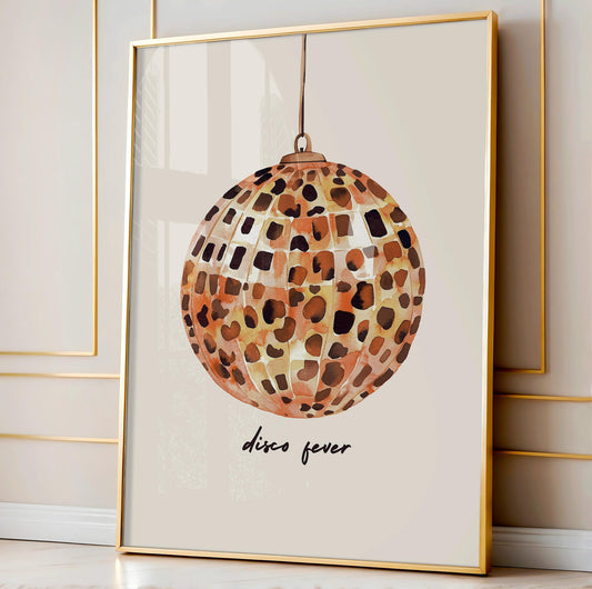 Leopard Disco Ball Print
