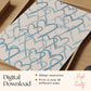 Blue Hearts Collage Print