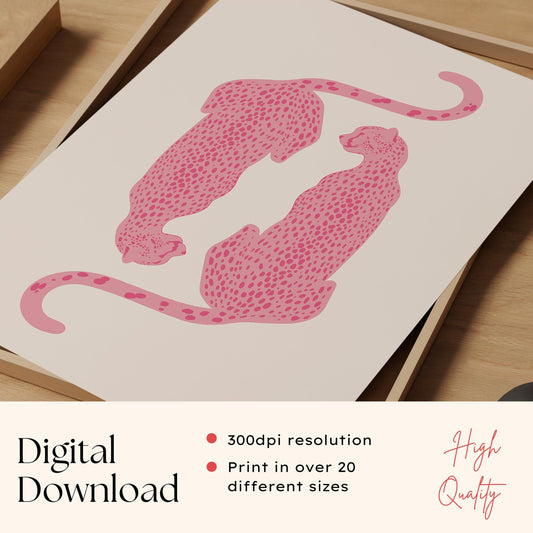 Pink Cheetah Print
