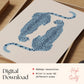 Blue Cheetah Print
