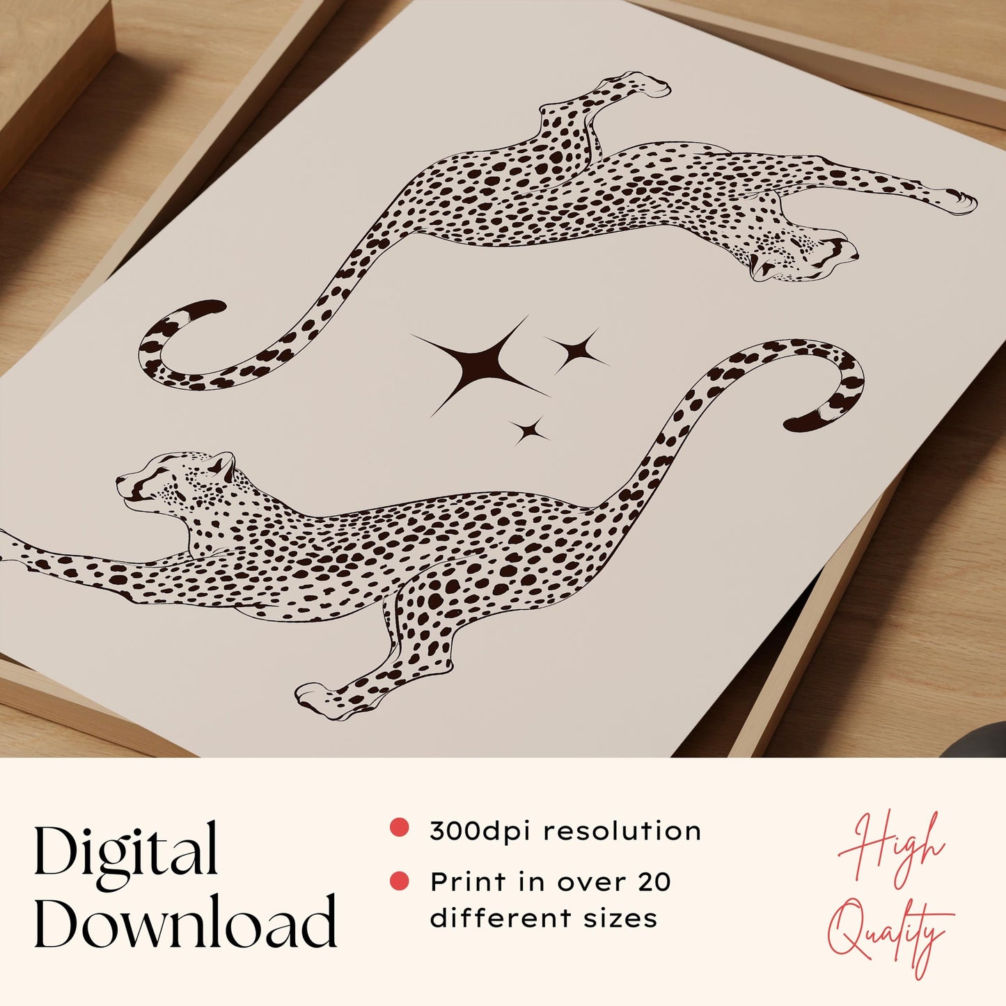 Cheetah Wall Art