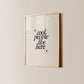 Cool People Live Here Print