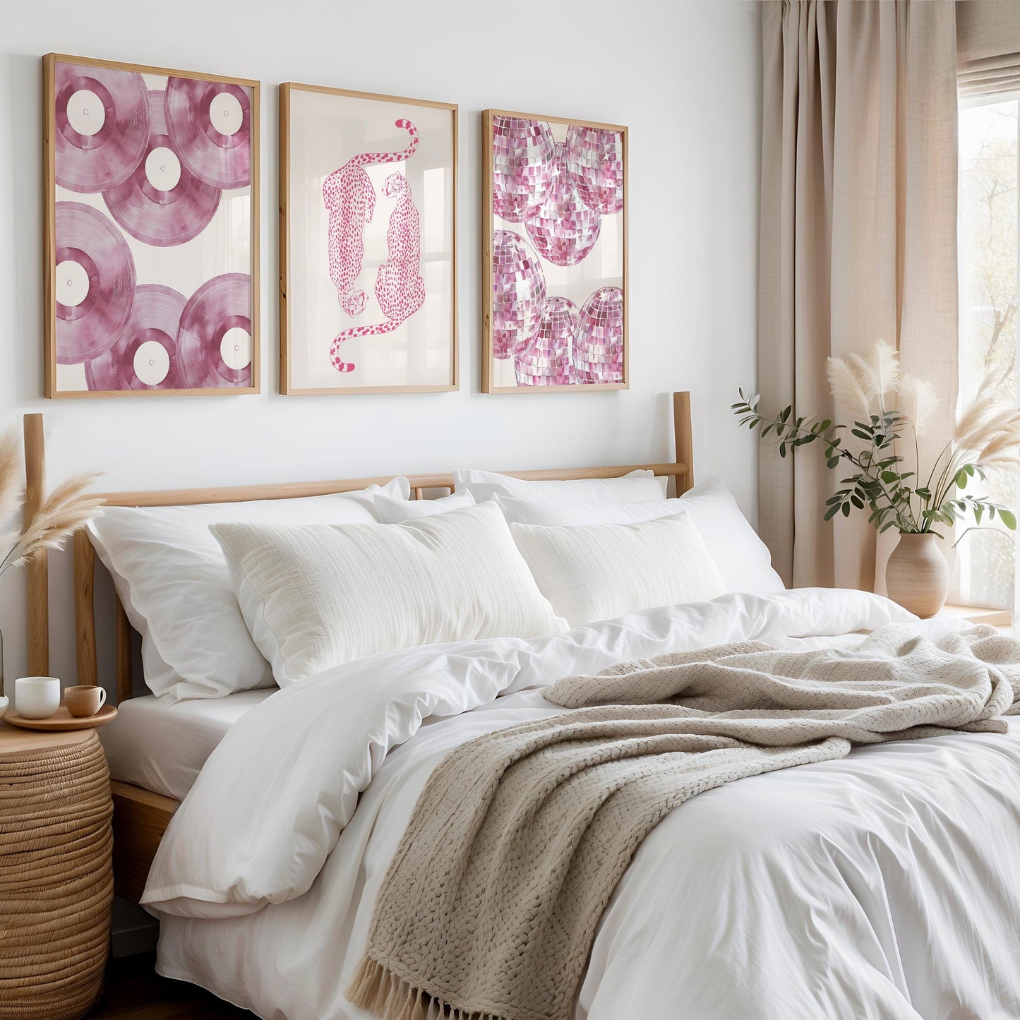 Pink Cheetah Print Set