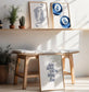 Navy Blue Set Of 3 Prints