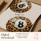 8 Ball Leopard Print