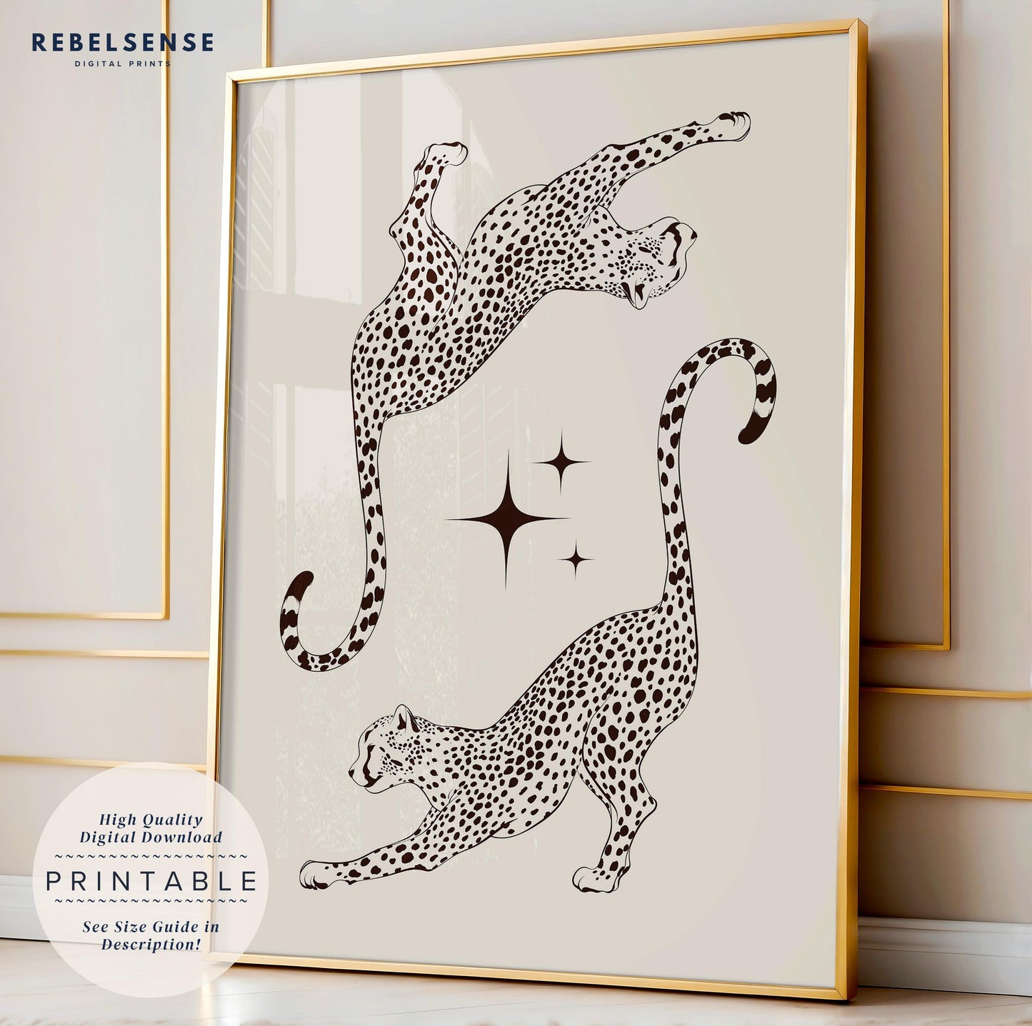 Cheetah Wall Art